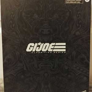 NWT GI JOE CLASSIFIED 6" SNAKE EYES DELUXE #00